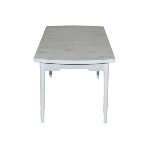 De Sfeer - Keukentafel - Eetkamertafel - EetTafels - Inklapbaar - Marmo 2- 165x80 cm - 4 tot 6 personen - Eettafel - MDF